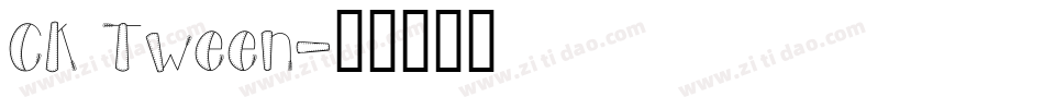 CK Tween字体转换